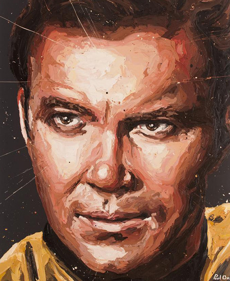 Image of "Kirk" by Paul Oz- Paper (24" x 24")
