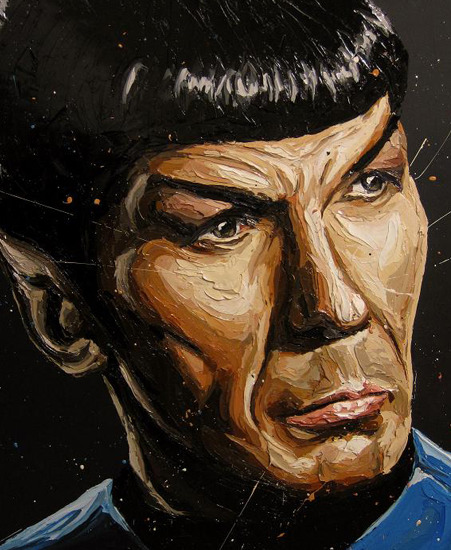 Image of "Spock" by Paul Oz- Paper (24" x 24")