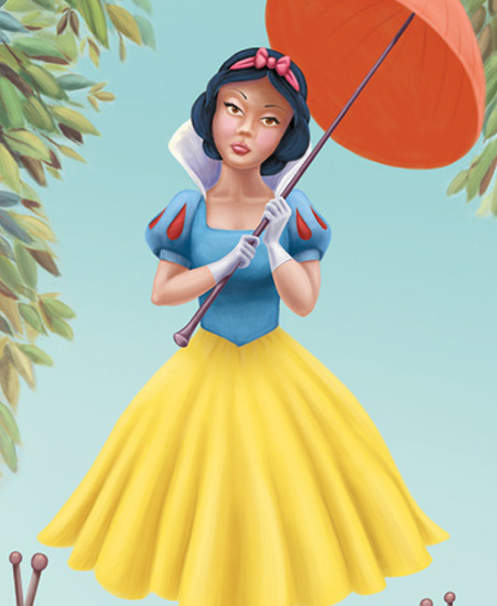Image of "Snow White's Corruptible Mortal State" by Robert Farrell- Paper (13" x 19")