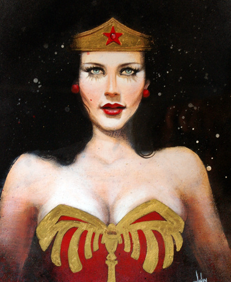 Image of "First Crush" by Andrea Wicklund- Original on Fabriano (11" x 14")