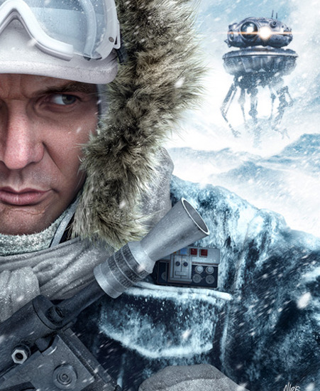 Image of "Han Solo: Hoth Intruder" by Chris Wahl- Paper (13" x 19")