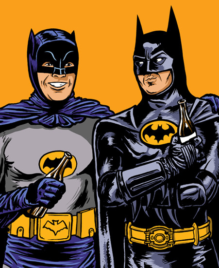 Image of "Best Bat Buds" by Blain Hefner- Paper (10" x 12") 