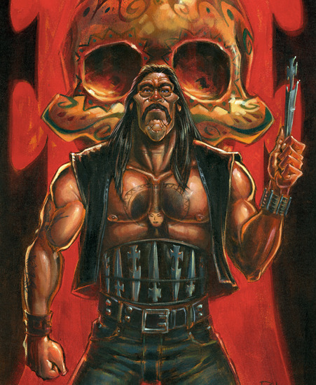 Image of "Mariachi Killer" by Augie Pagan- Original (14" x 18") 