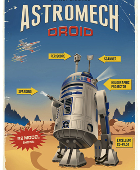 Image of "Astromech Droid" by Steve Thomas- Paper (13" x 19")