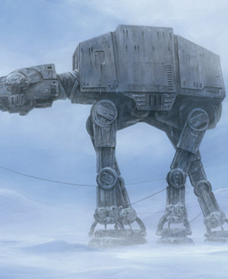 Image of "Walker Invasion" by William Silvers- Canvas (15" x 30")