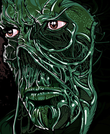 Image of "Swamp Thing" by Samuel Ho- Paper (12" x 16") 