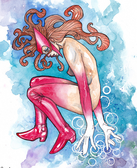 Image of "The Girl Who Stole Reality" by Cody Vrosh- Original