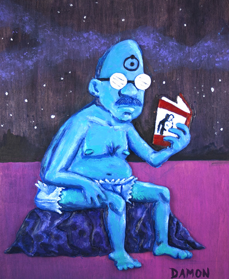 Image of "Dr. Tobias Manhattan" by Damon O'Keefe- Original SOLD