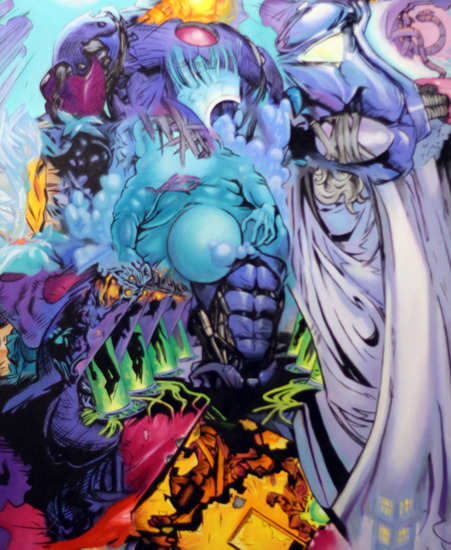 Image of "(DE)struction of a Hero #2" by Carl Faulkner- Original