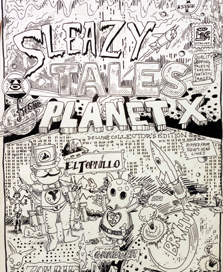 Image of "Sleazy Tales" by Michael O'Driscoll- Original