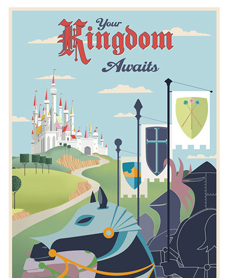 Image of "Your Kingdom Awaits" by Steve Thomas- Paper (13" x 19")